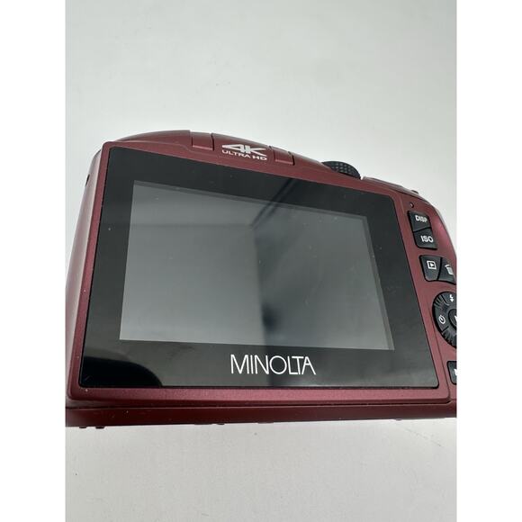 Minolta MND50 48 MP / 4K Ultra HD 16X Zoom Digital Camera (Red) - Picture 4 of 4
